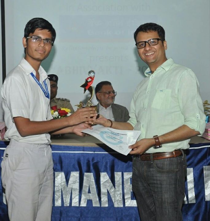 It was refreshing to visit Chimanbhai Patel Institute, Prahladnagar and judge the elocution competition 'Abhivyakti 2014'. Congratulations to the participants who thought, wrote and spoke very well!