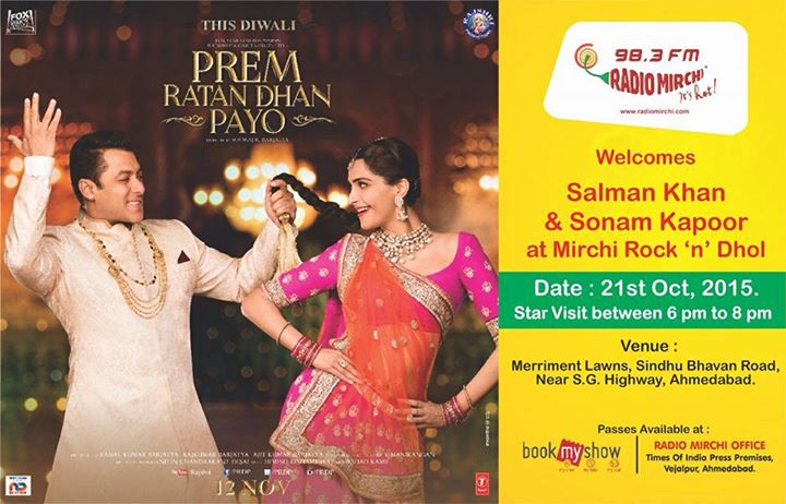 RJ Dhvanit,  mirchirockndhol, mirchirockanddhol, salmankhan, sonamkapoor, PRDP