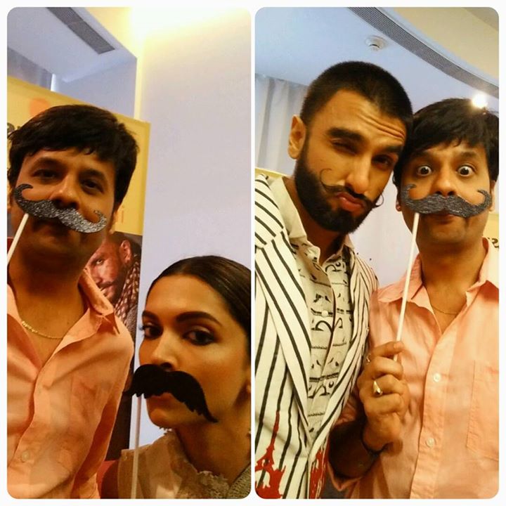 RJ Dhvanit,  DeepikaPadukone, RanveerSingh, hiamdavad., BajiraoMastani, moustache