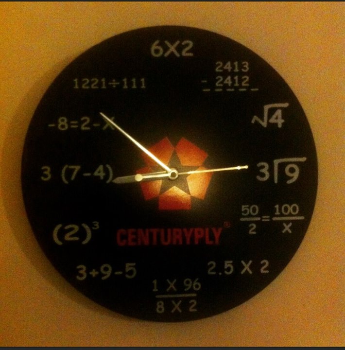 RJ Dhvanit,  clock, time, byebye2015, mathematics