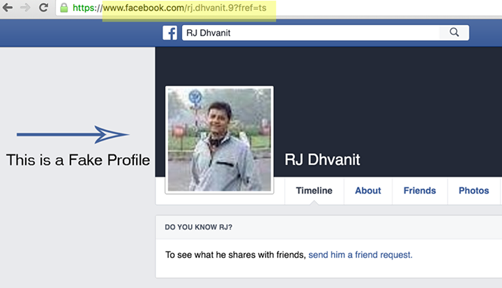 RJ Dhvanit,  Fake