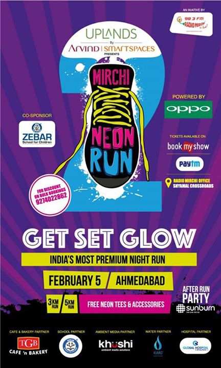 #mirchineonrun season 2 is back #amdavad 

Register today to get 20% off. Use Promocode MIRCHI20 on bookmyshow. Offer Only for today.