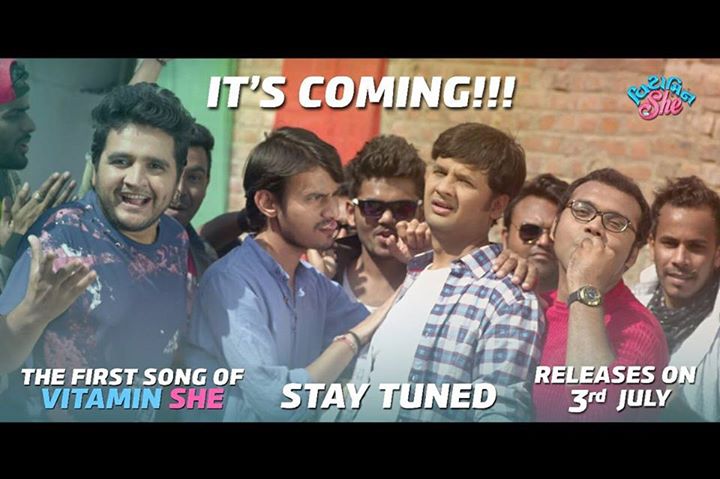 First song of #vitaminshe releasing tomorrow!

#gujaratifilm