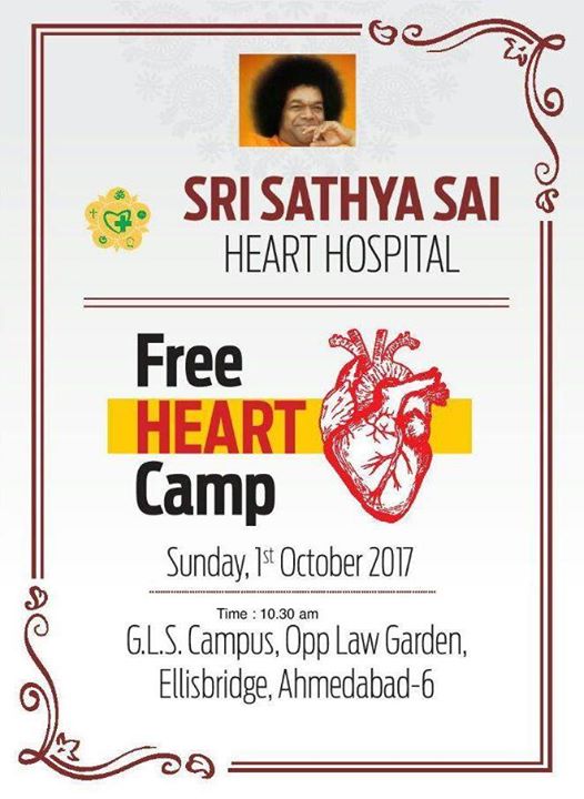 Free Heart Camp for needy heart patients with monthly income below Rs. 15000/- and age not not more than 60 years without any discrimination of Caste, Creed or Religion. If you know someone who needs this help, please pass on the information.