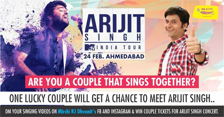 Are you a couple that sings together? DM me your singing video with your girlfriend/boyfriend or life partner and get to win arijit singh concert passes or a chance to meet the man himself!

#arijitsingh #live #alwaysandforever #concert #singing #couple ArijitSingh