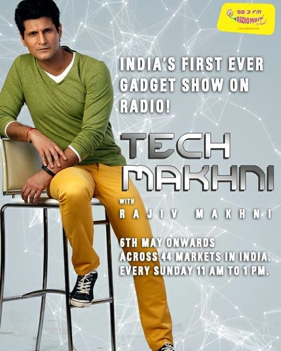 India's first ever tech show on @radiomirchi every #Sunday morning from 11am to 1pm with tech guru Rajiv Makhni official

#tech #technology #rajivmakhani