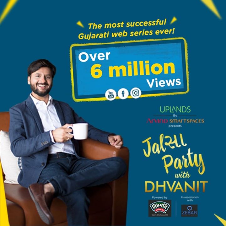 6 Million! Thank you so much for your over whelming response to #jalsapartywithdhvanit

#jalsaparty #jalsa #party #dhvanit #rjdhvanit #webseries #gujarati