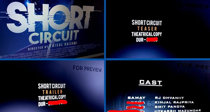 Posters - Done √
Teaser - Done √
Trailer - Done √
Film - Done √

8 months of hardwork and finally our first ever Sci-Fi Gujarati Film “Short Circuit