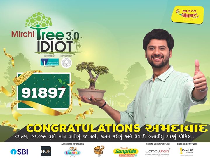 RJ Dhvanit,  mirchitreeidiot, pedmandhvanit, ahmedabad, trees, amdavad, plantation, gogreen