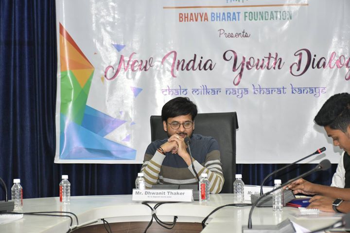 RJ Dhvanit,  BharatBhavyaFoundation, NewIndiaYouthDialogue