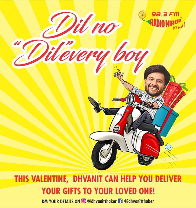 This Valentine's Day, I would be your 'Dil no Delivery boy'! DM me your special gift that you want me to deliver to your partner on your behalf.

P. S: Please dont write your contact details and address in comments.

#dhvanit #dilnodevileryboy #valentinesday #valentine #valentinesday2019 #gift #delivery