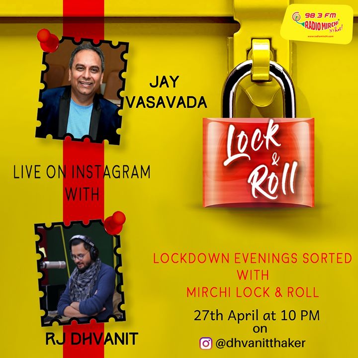 RJ Dhvanit,  jayvasavada, RjDhvanit, MirchiLocknRoll, instalive, RadioMirchi, MirchiGujarati