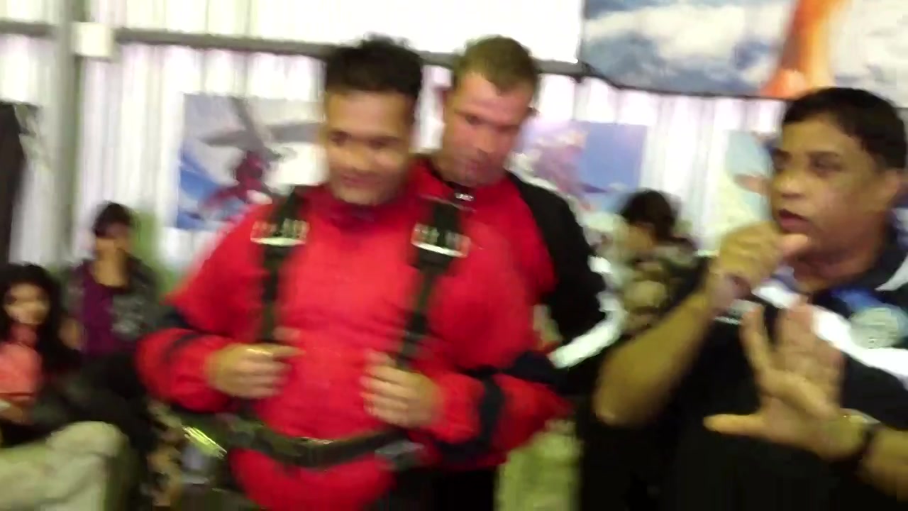 How does it feel before 'Sky Diving'? Scary?

Watch this video taken by @Aman Kanthed right before my sky diving. 

In conversation with my dear friend @Sanjiv Chhajer