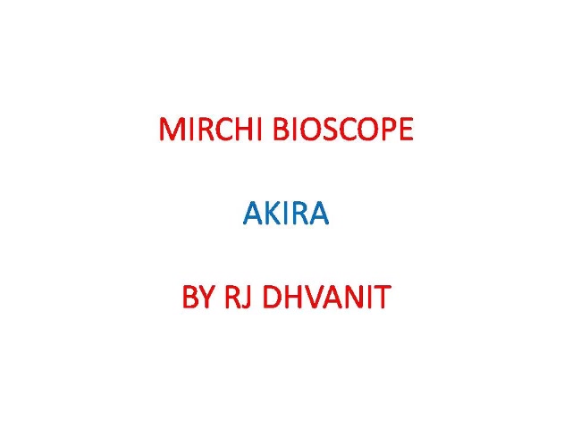 #MirchiBioscope: #Akira: આપણે ત્યાં કહેવત છે 'વડ તેવા ટેટા, બાપ તેવા બેટા ' પણ હવે જમાનો બદલાયો તો કહેવત પણ બદલાવી જોઈએ.

'વાદળ એવું વૉટર , ડૅડ એવી ડૉટર !' 

Now listen to the Bioscope!

#sonakshisinha #anuragkashyap