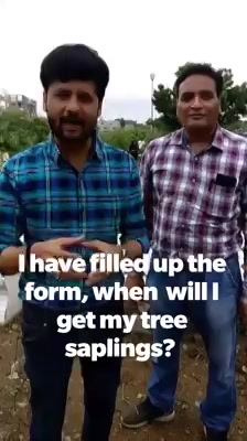 Ladies and gentleman, here's your last chance to register for your saplings by filling this form :
https://goo.gl/forms/ZmDmDjcHb5jAqmCv2

Here is a message for all the people who have filled out the form uptil now!