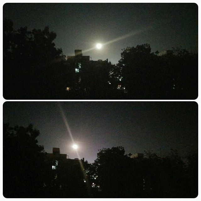 Look at the #moon tonite.. #beauty!

#moonlight #nature #night #nightview #scenic #moonrise #winterishere #winter #winters #moonrays