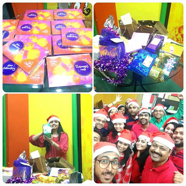 #Mirchi pe #secret #santa ka #celebration on #christmas #eve

#xmas #chrishtmaseve #christmas2015 #xmas2015 #santaclaus #secretsanta #gifts #smiles