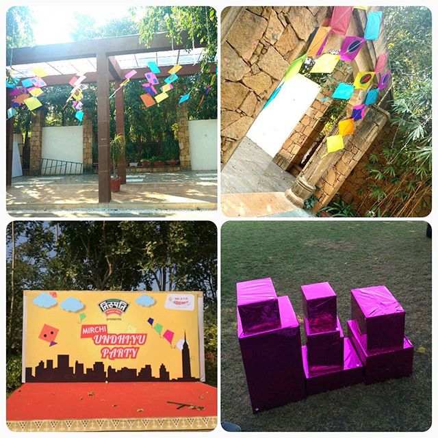 All set for the mirchi undhiyu party today evening at Rajwadu!

#ShowcaseUttarayan #kites #uttarayan #uttarayan2016