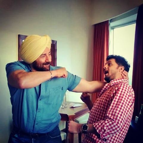 RJ Dhvanit,  ghayalreturns, throwback, tbt, oldpic, sunnydeol