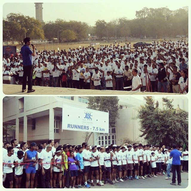 Flagged off the 14th Motif Charity Walk today morning. 
#walk #sundaymorning