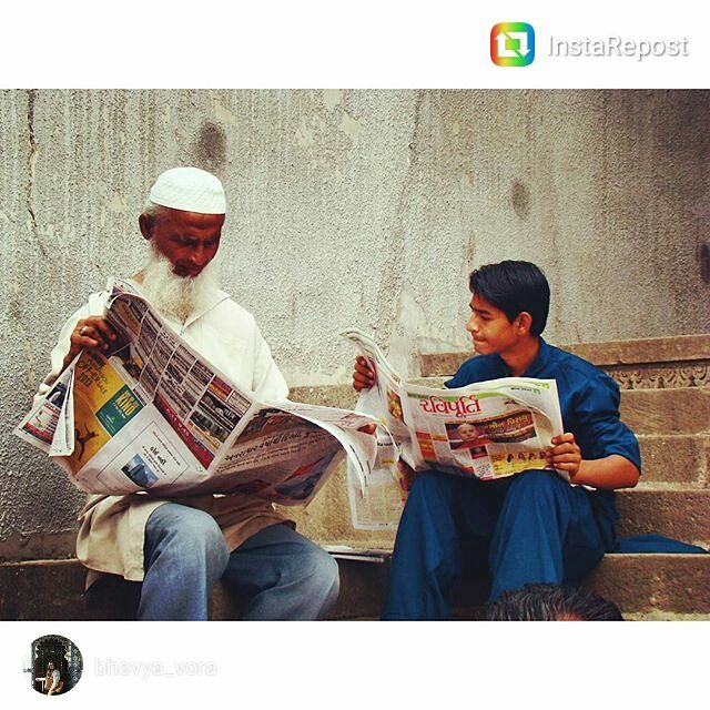 @bhavya_vora thanks for sharing this click of grandfather and grandson.

#iloveamdavad #amdavad #ahmedabad