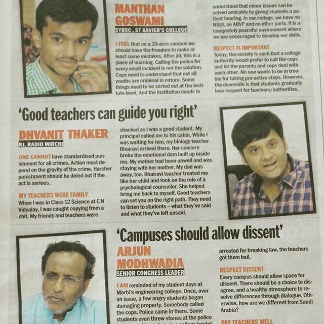 My 12th Board experience in #AhmedabadMirror edition of 4th March! 
#latergram #latepost #boards #exams