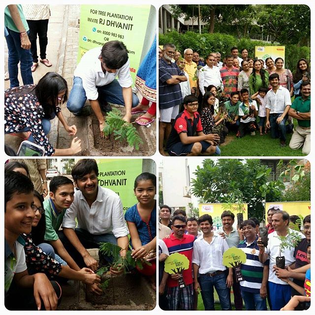 Spent Sunday Morning planting 401 tree saplings with #treeidiots of New Thaltej Society Association which includes 62 societies and 251 saplings at Satyagrah Chhavni. 
#treeidiot #tree #gogreen