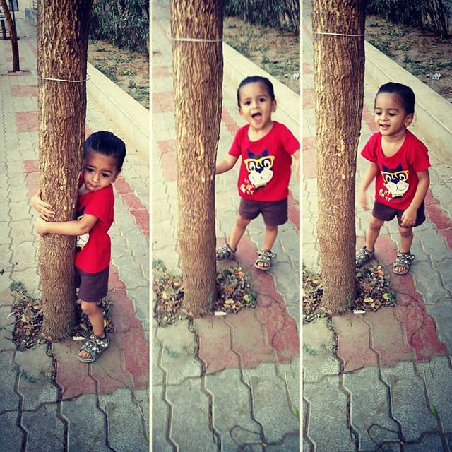 So cute!! I guess the youngest #treeidiot of #ahmedabad. @worldofaayu
#treeidiots #gogreen #tree #treehugger