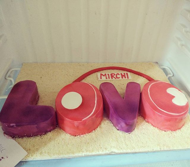 #mirchi #love

#cake #personalized