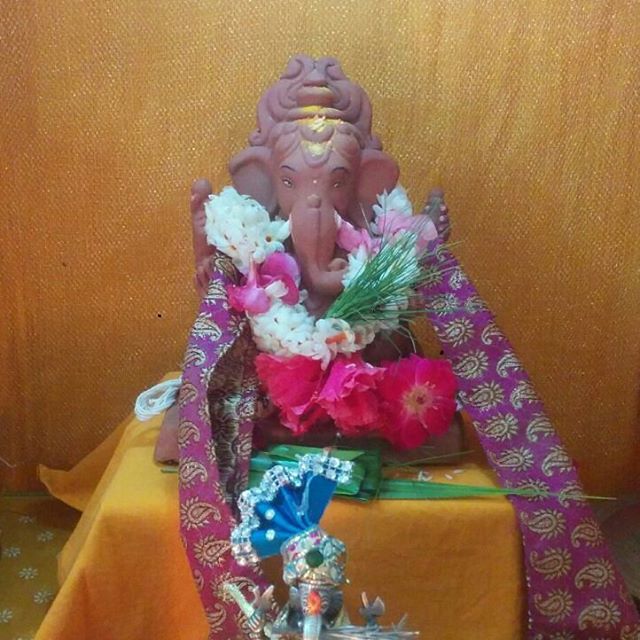 RJ Dhvanit,  tree, ganesha, ganesh, idol, ganeshchaturthi