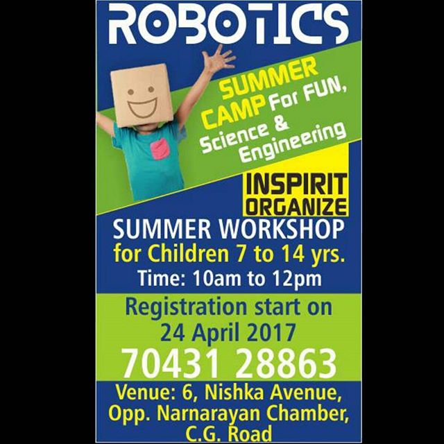 #Robotics #workshop for #kids this #Summer!

#summerworkshop #robots #summercamp