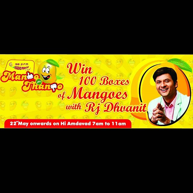 #mangoyathango from tomorrow.
Tune in to my show this whole week, play simple contests and win 100 boxes of #mangoes

#mango