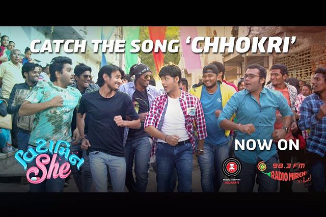 Catch #chhokri song on #mirchi exclusively 
#vitaminshe #gujaratifilm