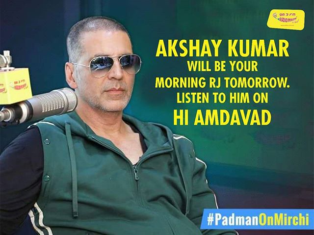 RJ Dhvanit,  hiamdavad, padmanonmirchi, akshaykumar, rj, radiojockey, radio