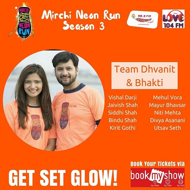 RJ Dhvanit,  mirchineonrun, mirchineonrunahmedabad, neon, run, mirchi, fitness, health, teamdhvanit, dhvanit