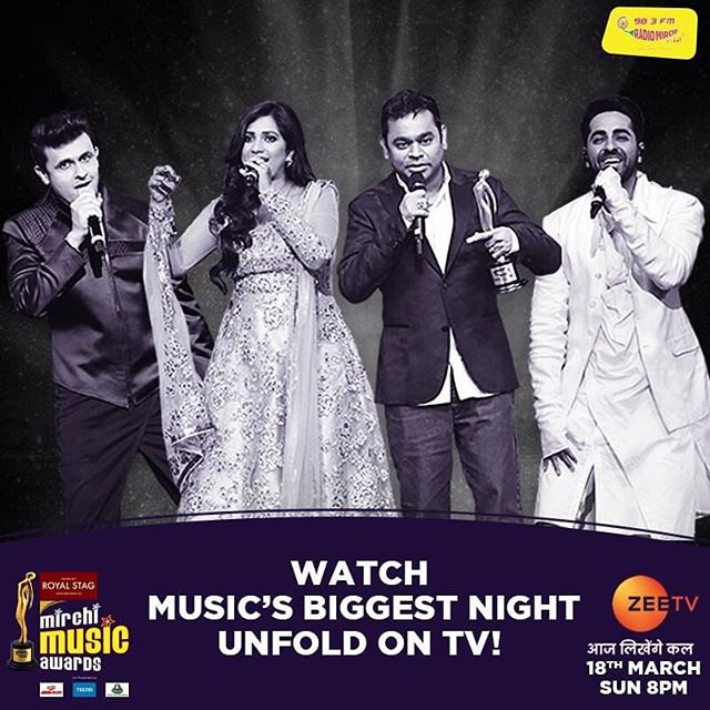 Catch #mirchimusicawards on 18th march!

#mma #music