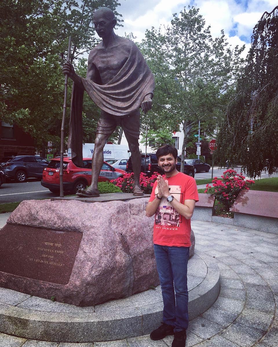 Outside the Indian Embassy in Washington DC

#washingtondc #washington #travel #traveldiaries #travelgram #US #USdiaries #dhvanit #america #districtofcolumbia #mahatmagandhi #gandhi #gandhiji #statue #indianembassy