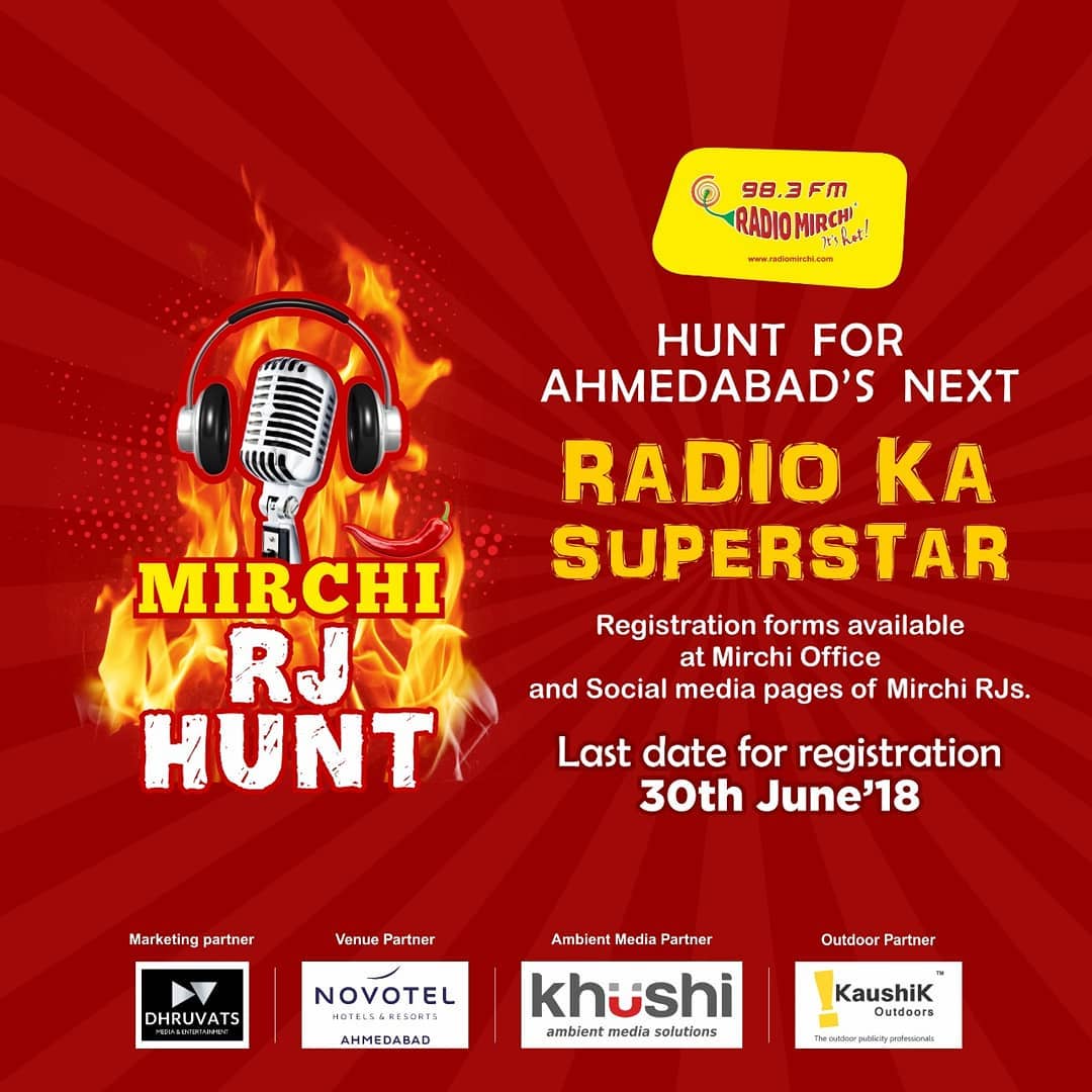 Last date for registration is 30th June for #mirchirjhunt

Find registration form link in bio

#mirchi #radiomirchi #rjhunt #rj #radiojockey