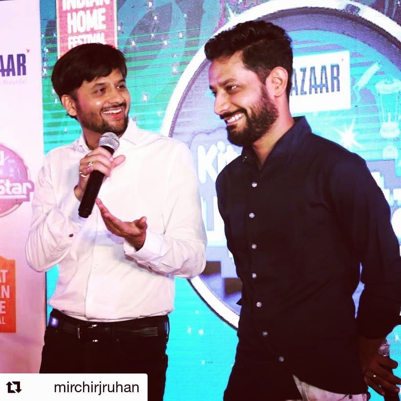 Had a great evening judging the Kitchen Superstar finale with @mirchi_rj_ruhan