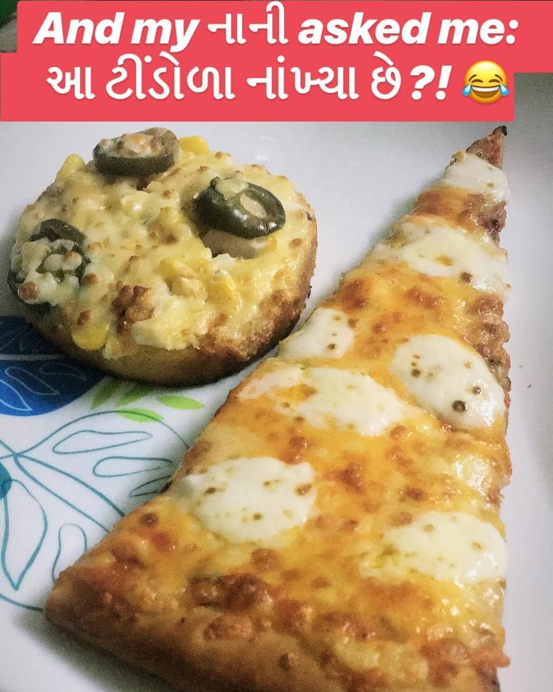 RJ Dhvanit,  pizza, pizzas, pizzalover, food, foodie, foodgasm, foodporn, foodcomma, foodstagram, foodofinstagram, dinner, foodphotography, nani, grandma, grandmother, foodiefriday