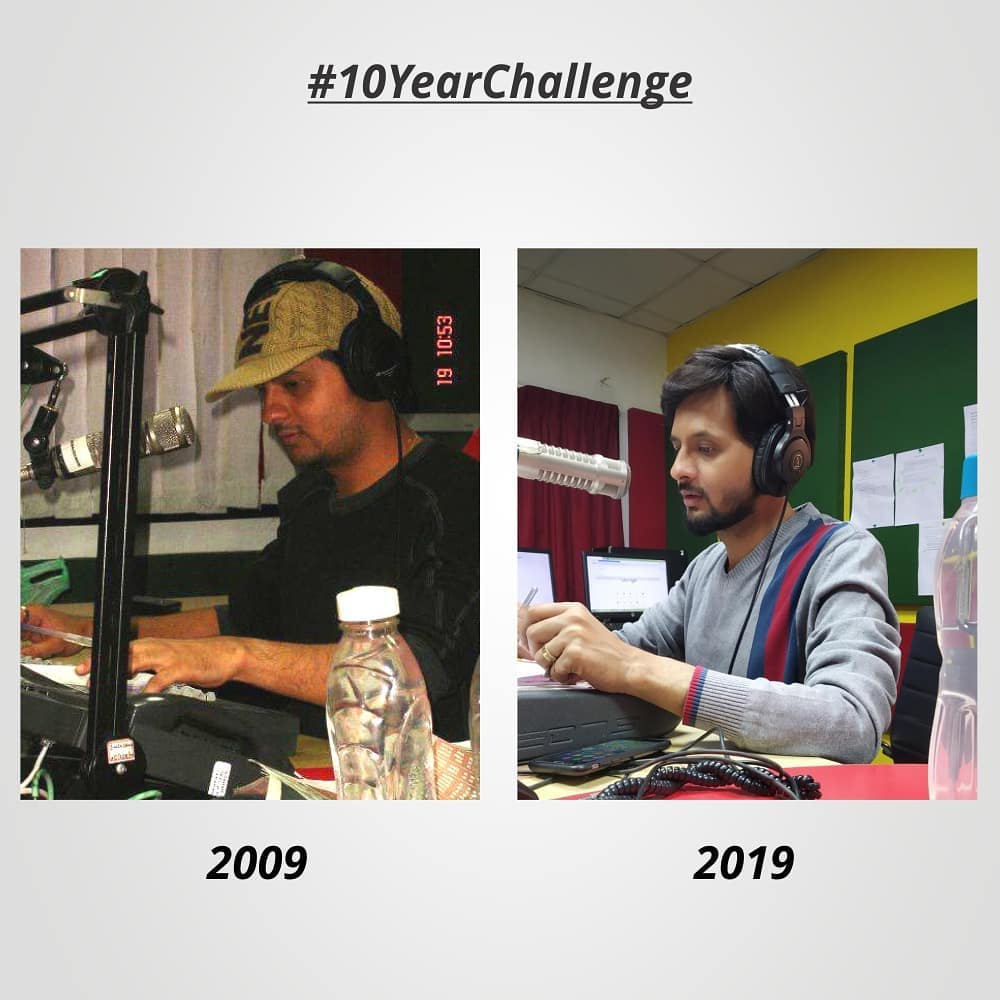 At Mirchi #10yearschallenge #10yearchallenge