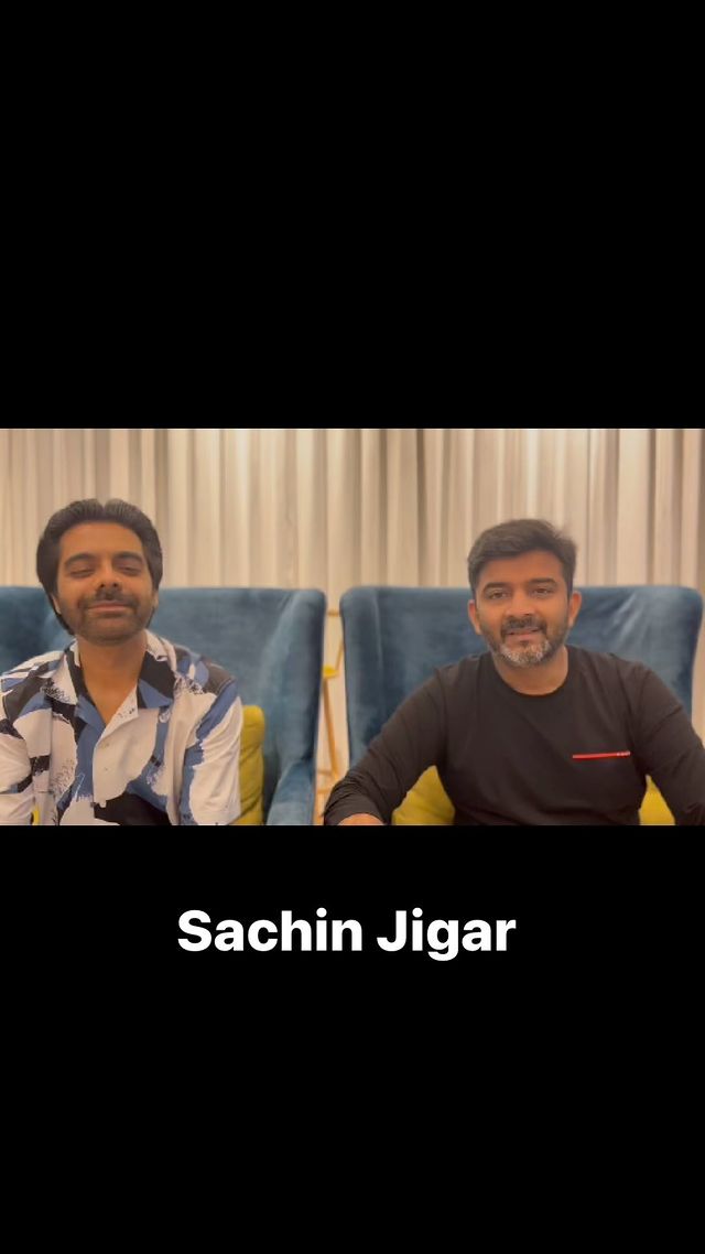 Thank you so much Sachin Jigar for your affection. Hugs.. @sachinjigar @soulfulsachin @jigarsaraiya #Petipack