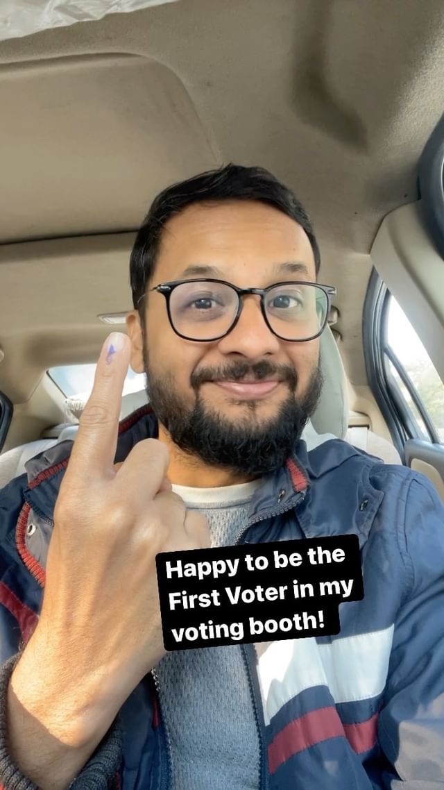 🗳️ Voted! How about you? #election #gujaratelections2022 #gujarat #vote