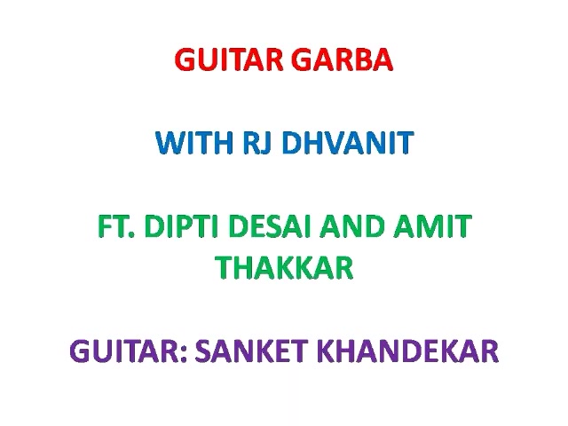 Win* a hero Duet - Guitar Garba Day 2.

Singers: Dipti Desai and Yours Truly

Guitar: @khandekars 
Sound Recording and Mixing: Darshan Dwivedi

Listen to the full audio here: https://m.facebook.com/story.php?story_fbid=10153640926950834&id=81800370833

To win a hero duet send a video of your duet singing or dancing to me via email or DM. 
#guitargarba #unplugged #garba #navratri #navratri2016