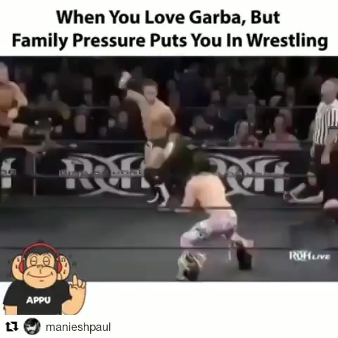 Still not getting over #navratri?

#viral #viralvideo #repost #garba #wrestling