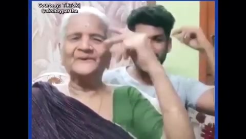 Look at her Swag! 
Super Naani Ready?! .
.
This Tiktok Jodi is EPIC!
.
.
#tiktok #tiktokindia #tiktokvideos