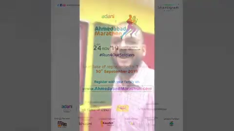 ચાલો દોડવા!
.
.
Register yourself with your friends & family in Adani Ahmedabad Marathon’s 5 KM Run.
Registrations closes on 30th Sept
.
.
.
Adani Ahmedabad Marathon in Association with 98.3 Mirchi. .
.
.
@shantigramtownship @ahmdmarathon @adanionline @mirchigujarati .
.
#Run4OurSoldiers