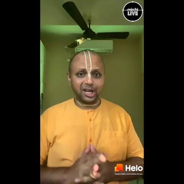 Meet the Life Coach and India’s Youngest Motivational Speaker Gaur Gopal Das only on the Official Mirchi Account with your favourite RJ Dhvanit only on Helo App shaam 7 baje se.

Download karein Helo App aur #HeloLivePeMilo

@gaurgopaldas @helo_indiaofficial @radiomirchi #RadioMirchi #MirchiLive #StayHomeWithMirchi #gaurgopaldas