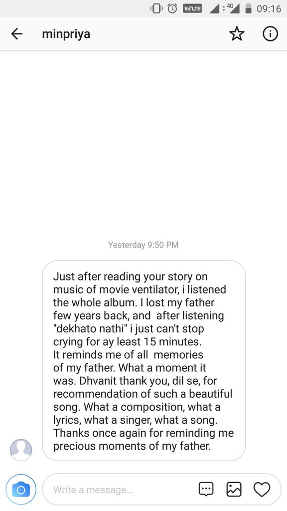 A song for those who miss their dads! Glad to receive an instant feedback on my ‘music review’!
@nirenbhatt @parthmusic @pratikgandhiofficial https://t.co/7kaAqIQfJP