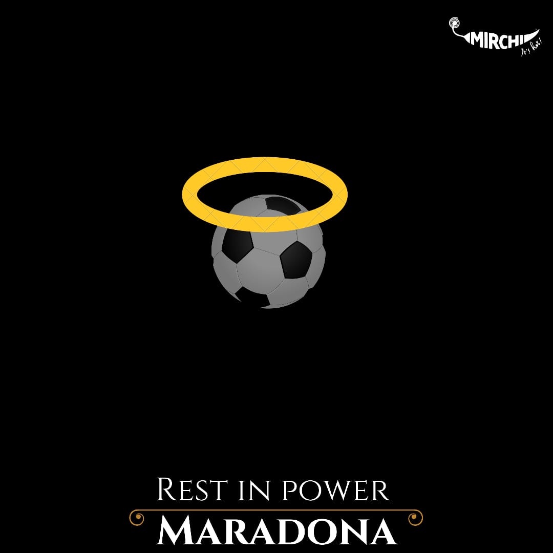 Hand of God. Rest in power Maradona.

#Maradona https://t.co/EBI9mxtkmw